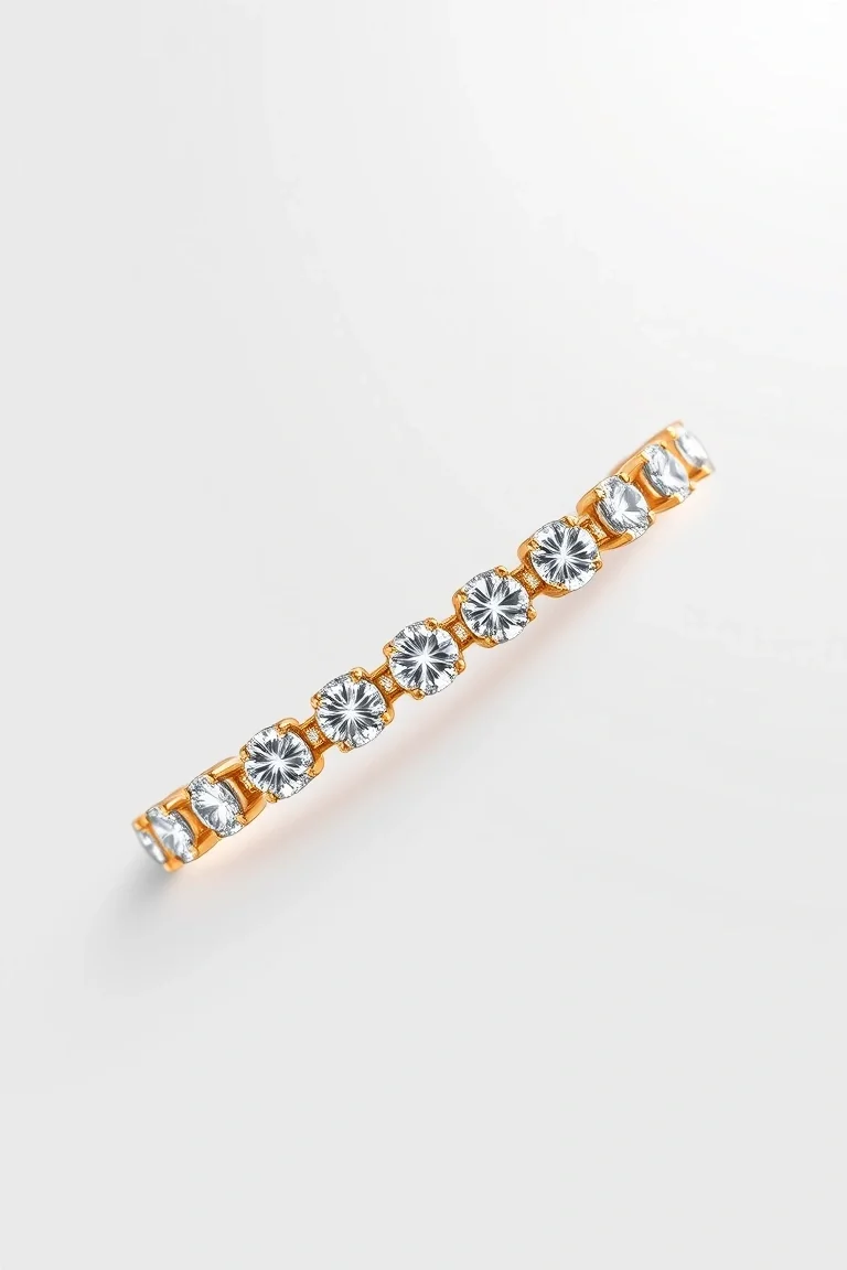 14K Diamond Tennis Bracelet AAA Quality