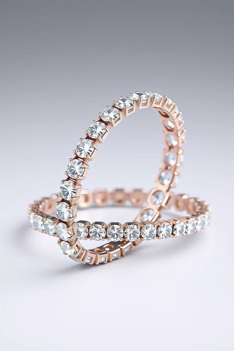 14K Diamond Tennis Bracelet AAA Quality