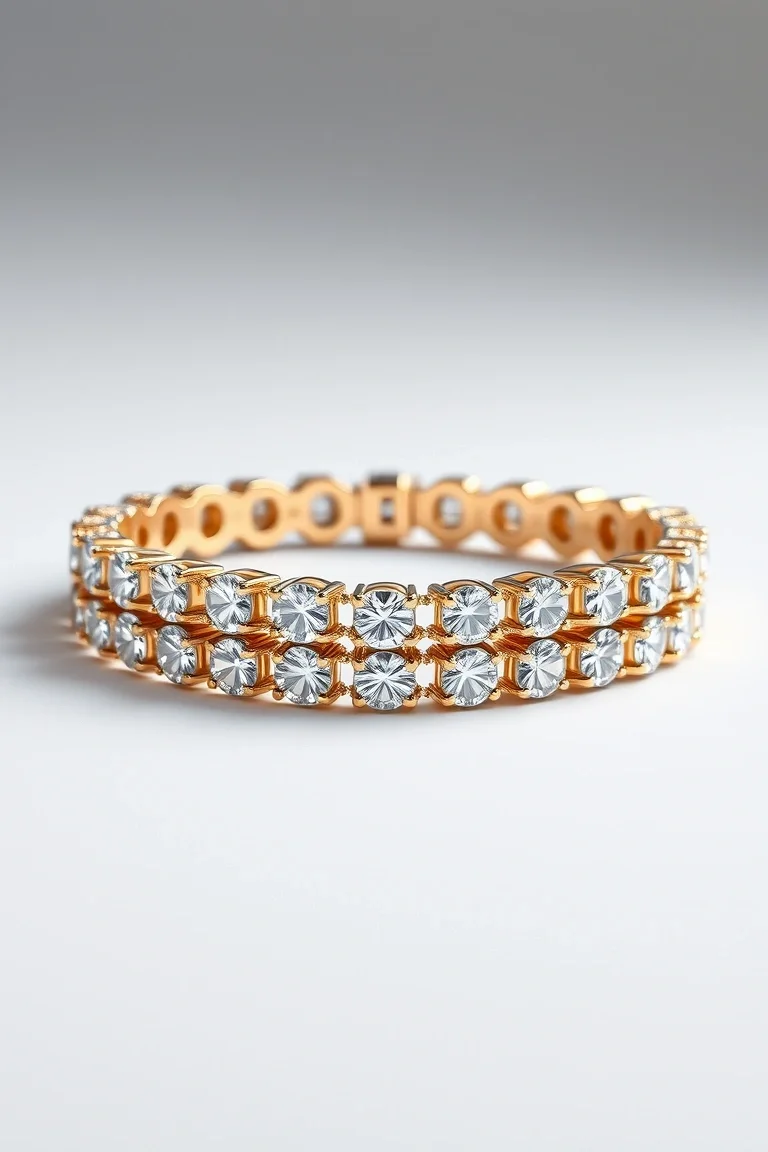 14K Diamond Tennis Bracelet AAA Quality