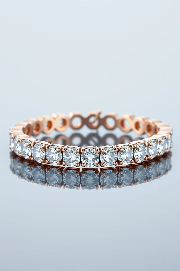 14K Diamond Tennis Bracelet AAA Quality