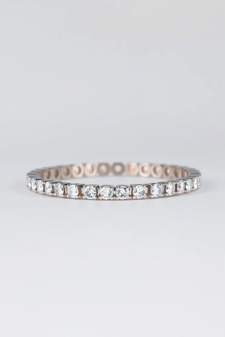 14K Diamond Tennis Bracelet AAA Quality