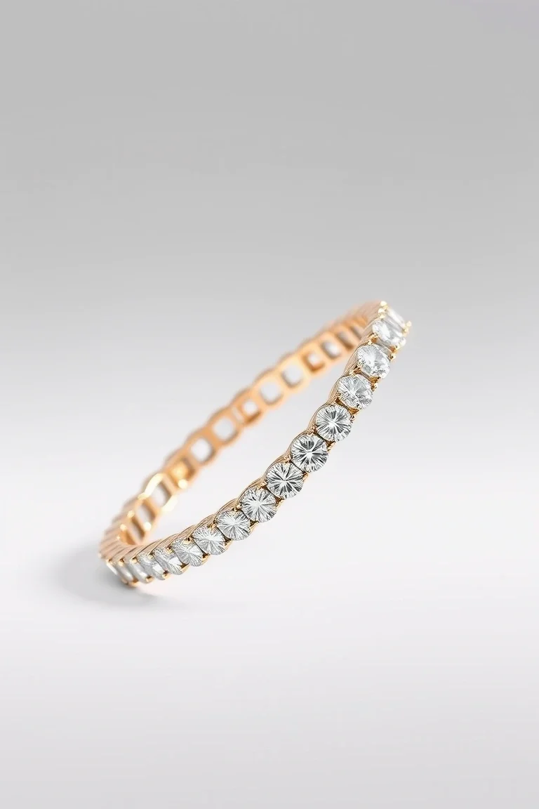 14K Diamond Tennis Bracelet AAA Quality