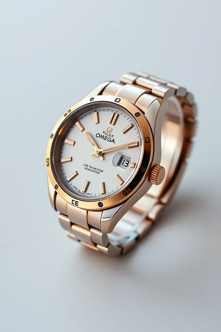 14K Domed Omega 8 In.