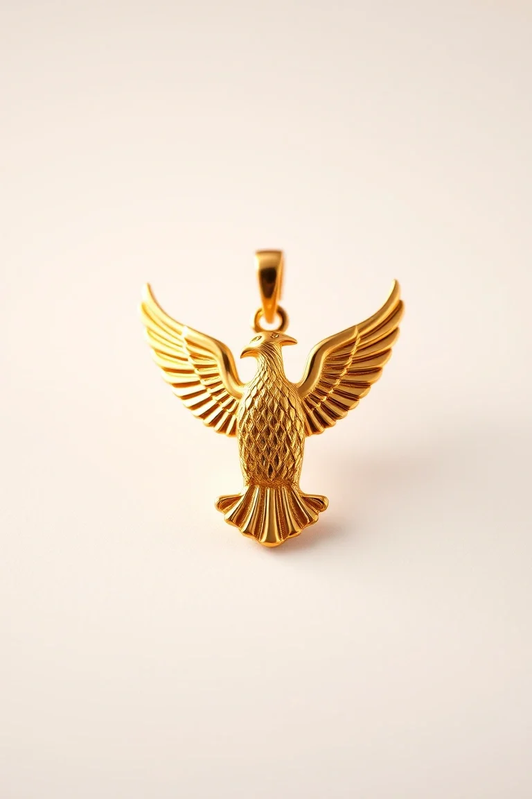 14K Eagle Charm