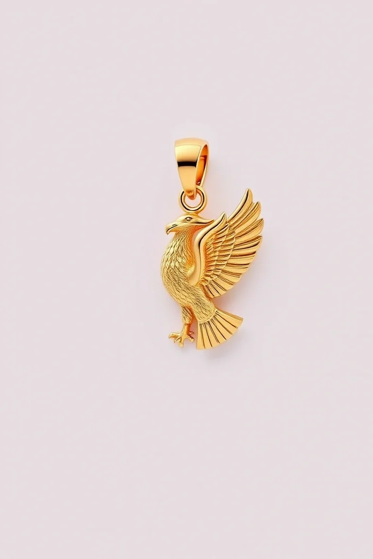 14K Eagle Charm
