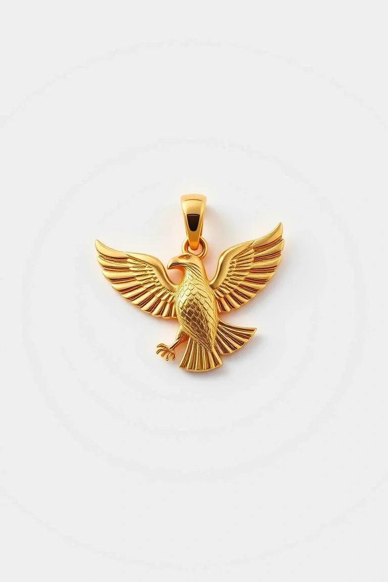 14K Eagle Charm