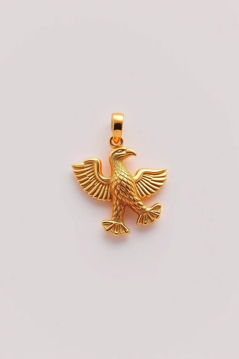 14K Eagle Charm