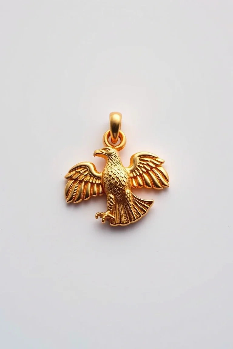 14K Eagle Charm