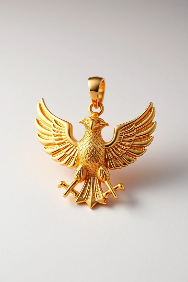 14K Eagle Charm