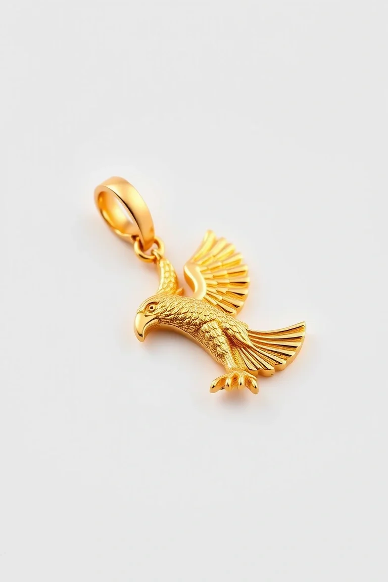 14K Eagle Charm