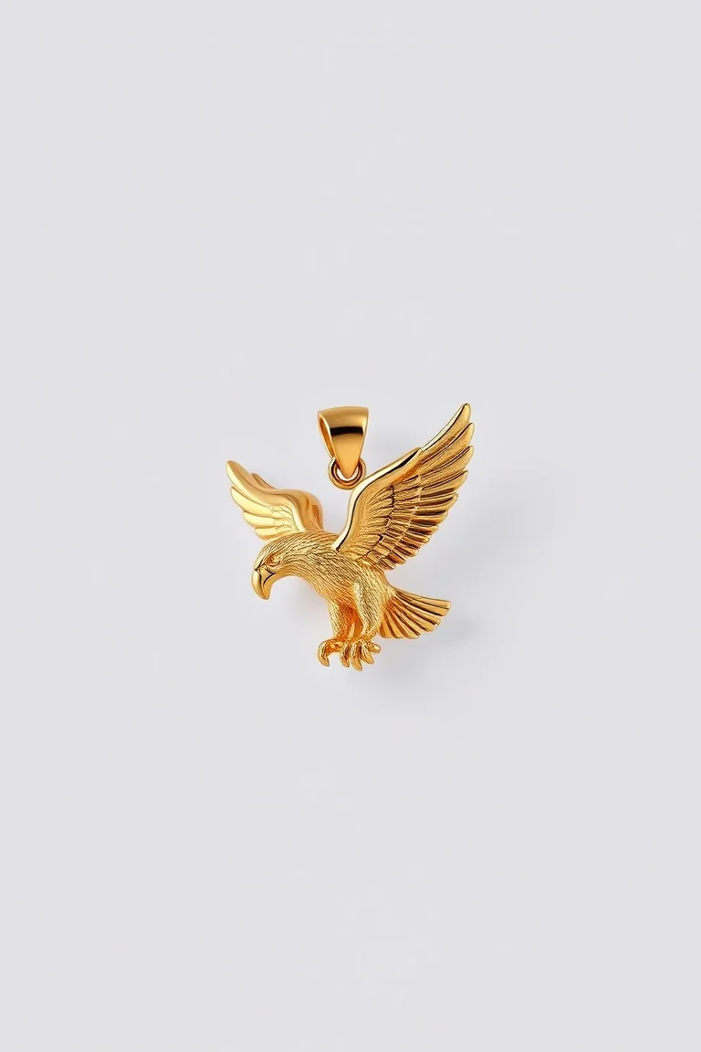 14K Eagle Charm
