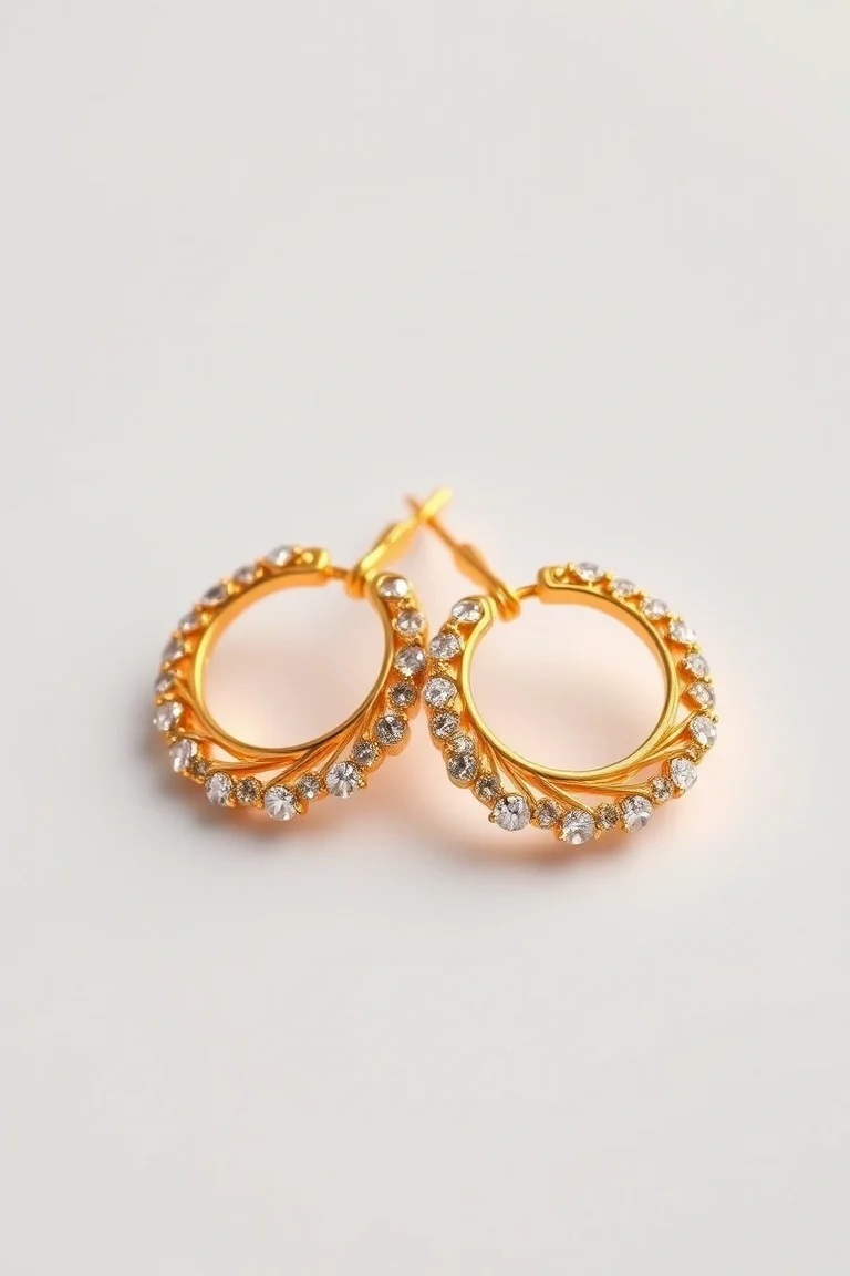 14K Electroformed Earrings