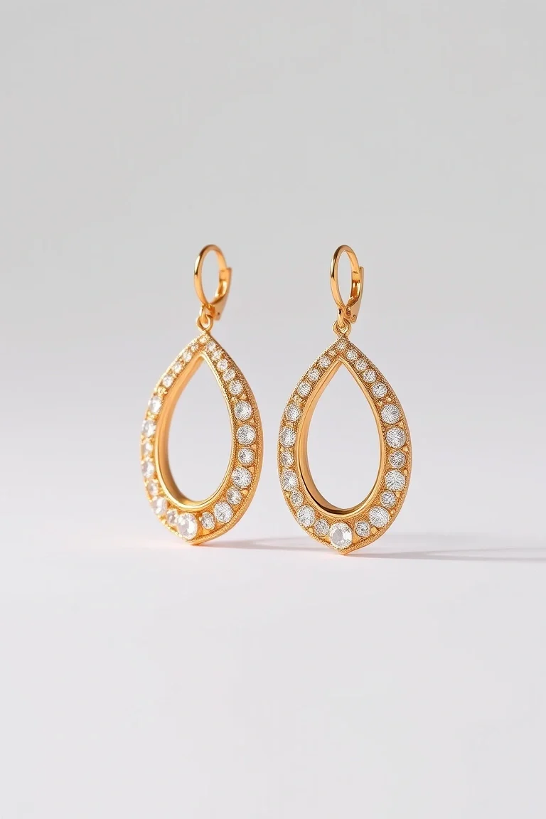14K Electroformed Earrings