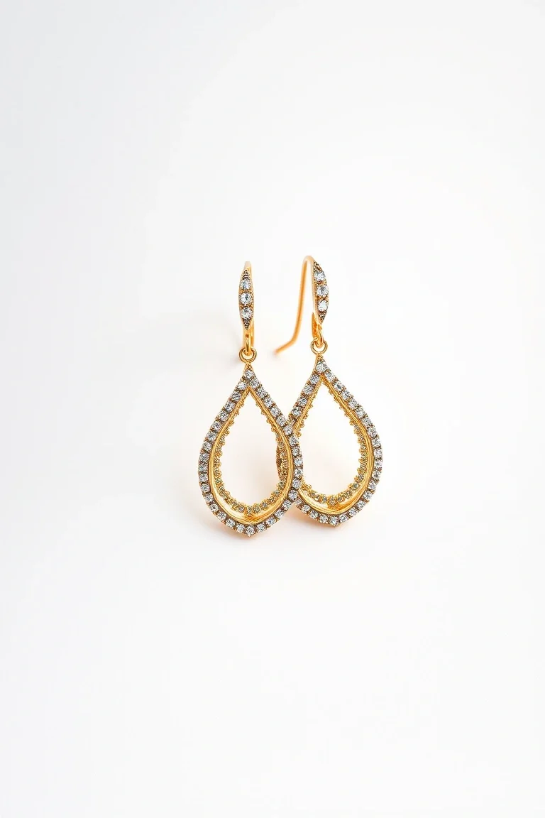 14K Electroformed Earrings