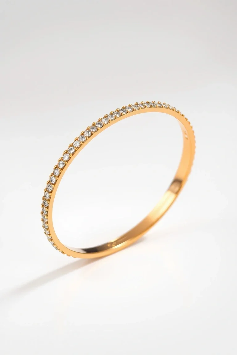 14K ENAMAL HEART & HEART BABY BANGLE