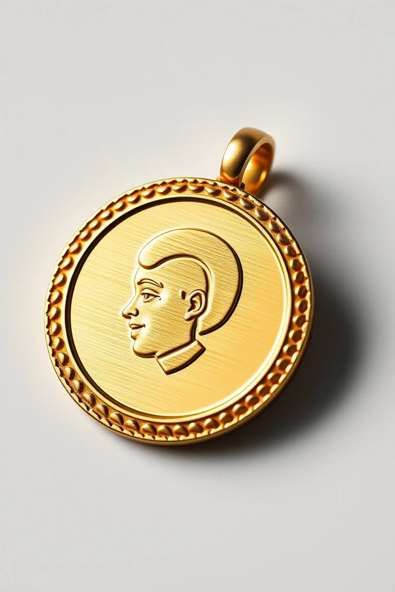 14K Engraveable Boy Disc=.28MM Thick