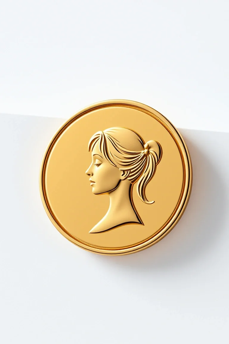 14K Engraveable Girl Disc=.28MM Thick