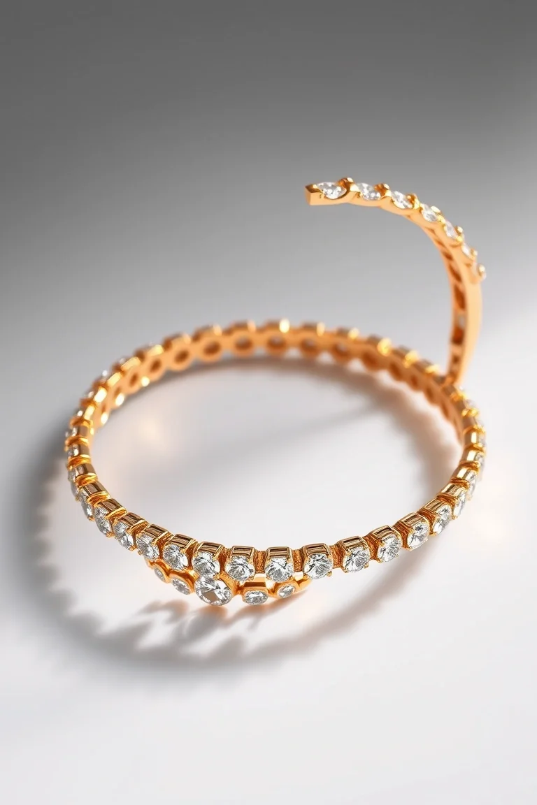 14K Fancy Bracelet 8 In.