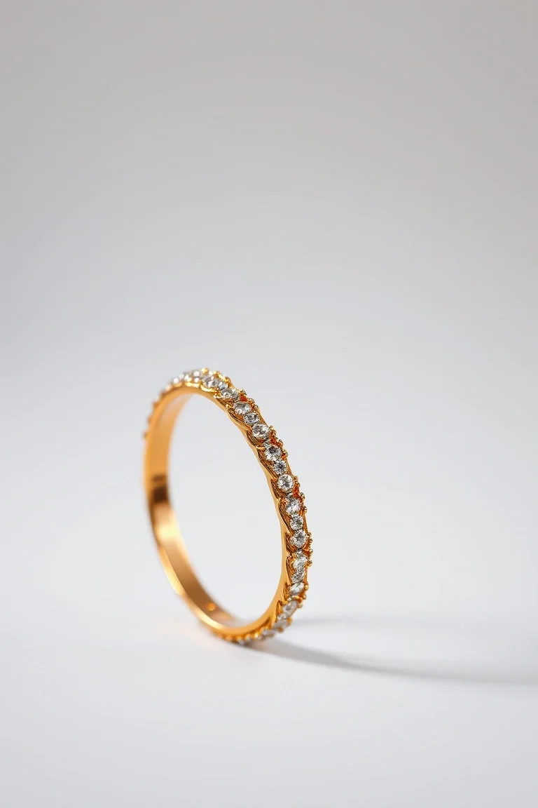 14K Fancy Designer Bangle