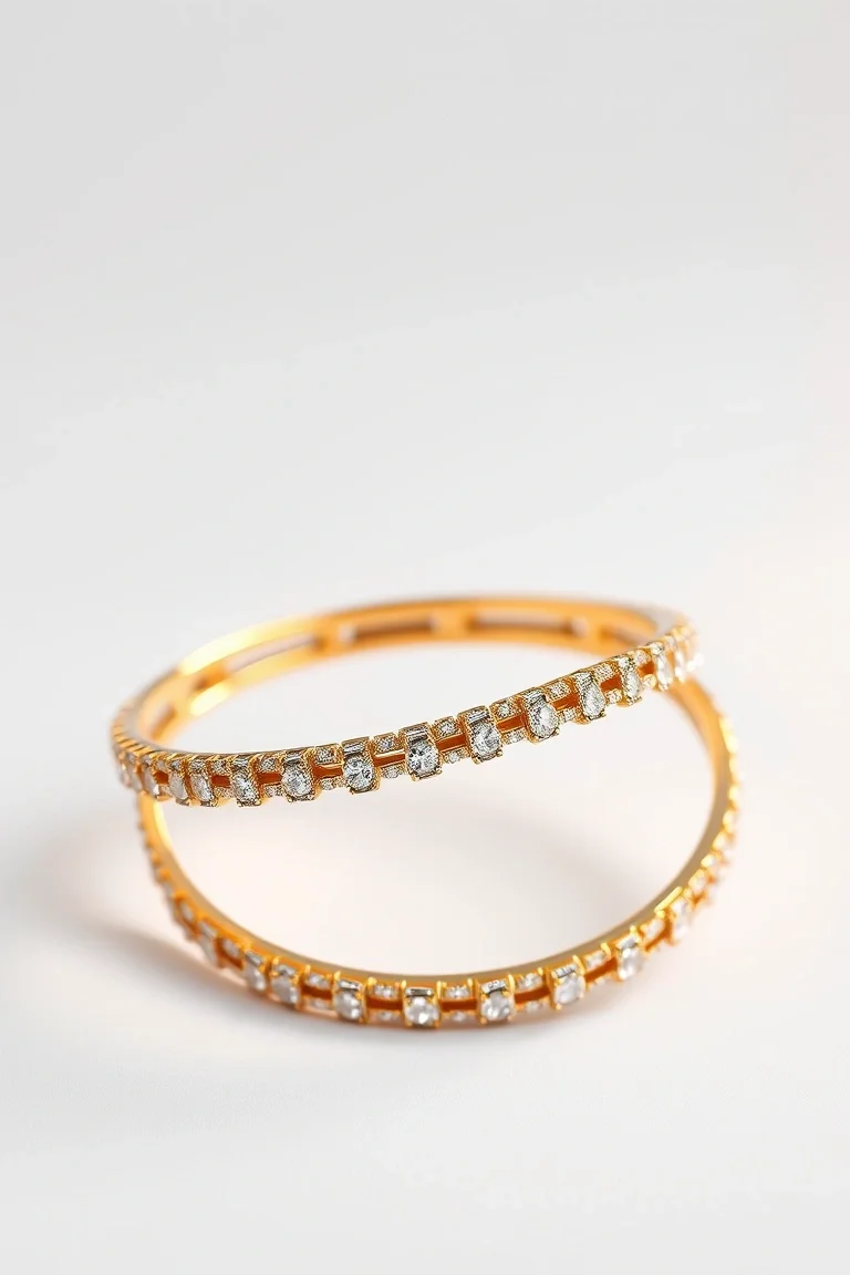 14K Fancy Designer Bangle