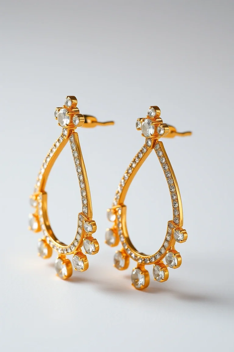 14K FANCY EARRING