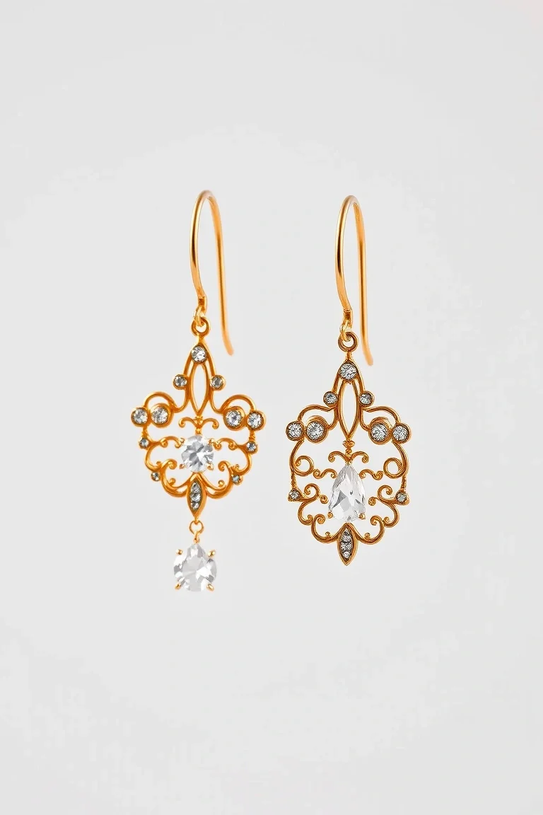 14K Fancy Earring Hangers