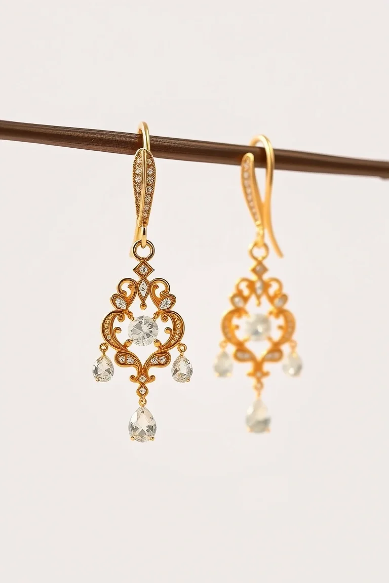 14K Fancy Earrings Hangers