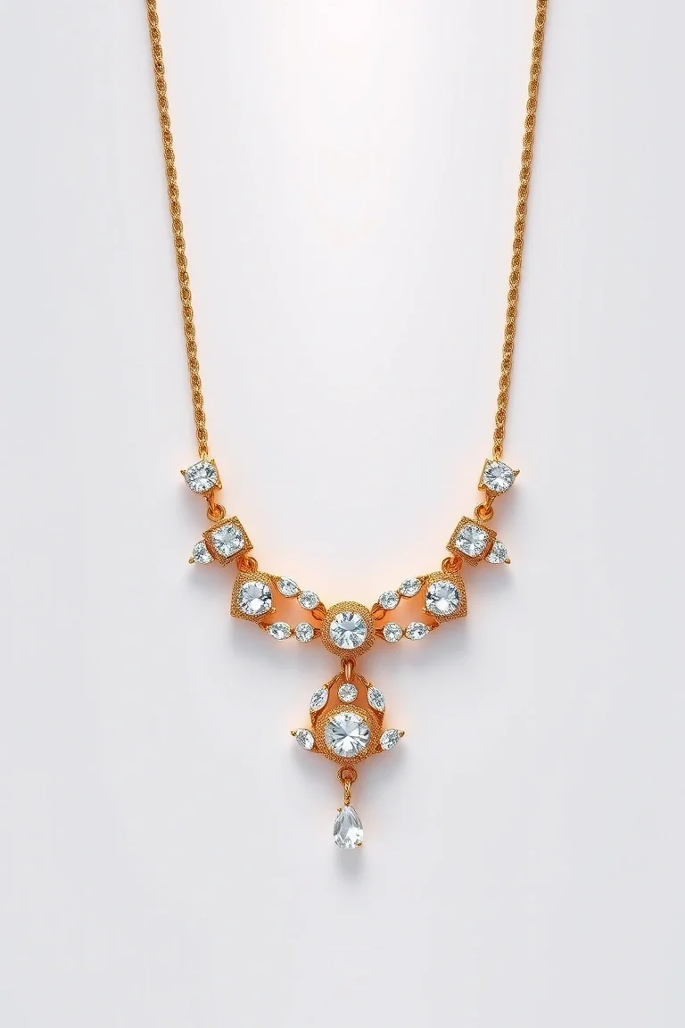 14K Fancy Necklace 18 In.