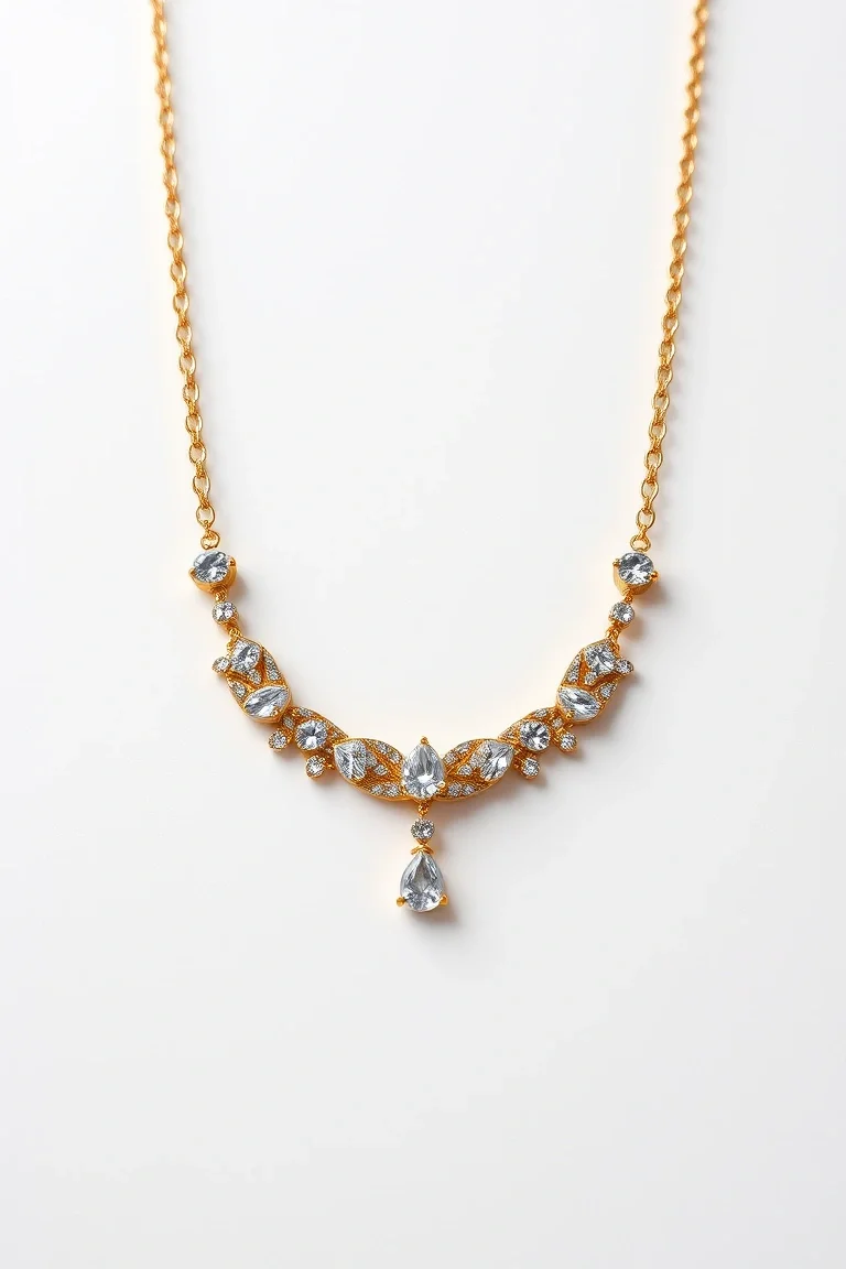 14K Fancy Necklace 18 In.