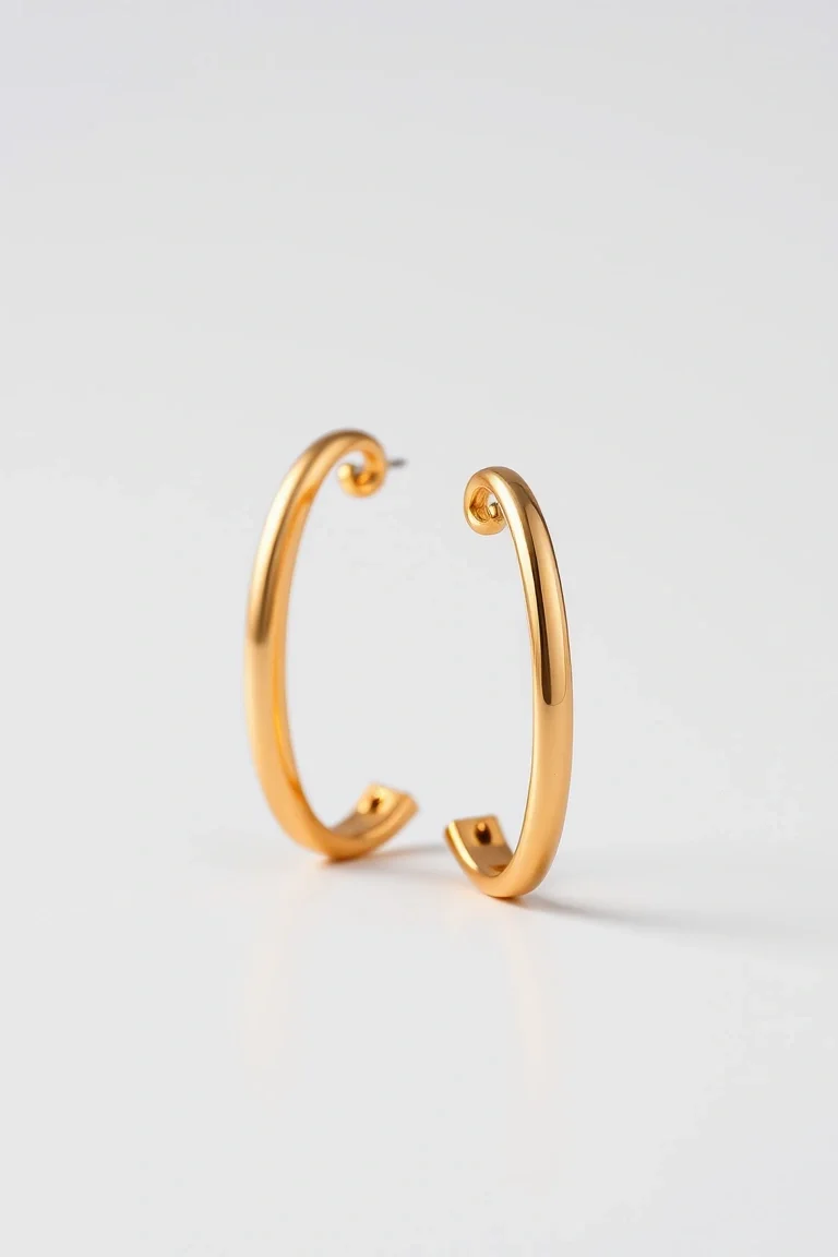 14K Fancy Tube Earrings