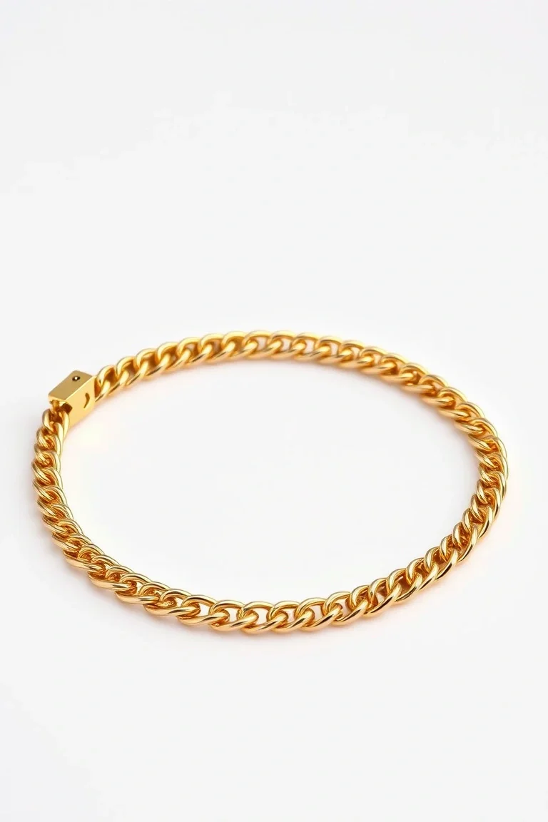 14K Figaro Id Bracelet 8 In.