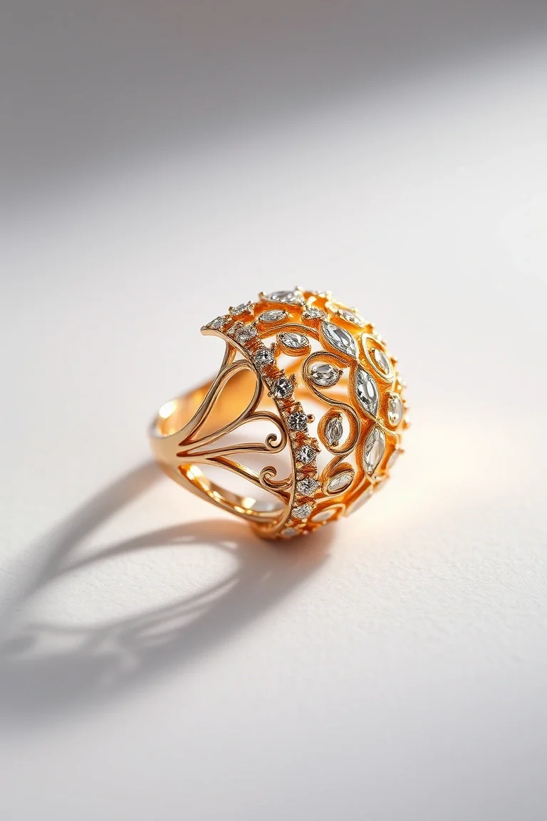 14K Filigree Ring