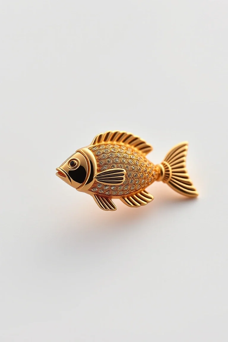 14K Fish Tie-Tac