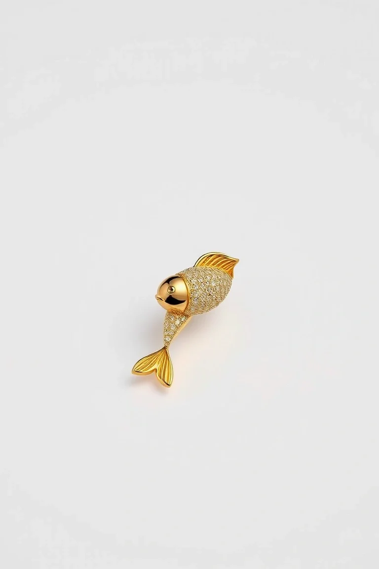 14K Fish Tie-Tac