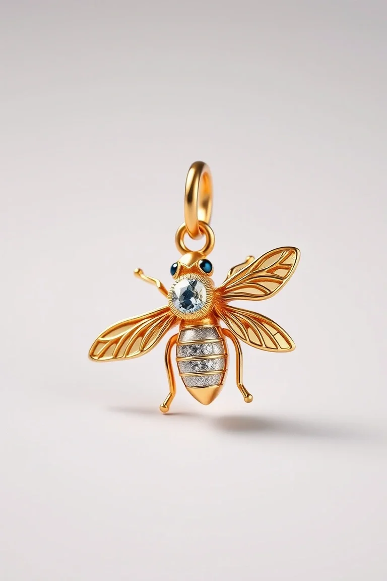 14K Fly Charm
