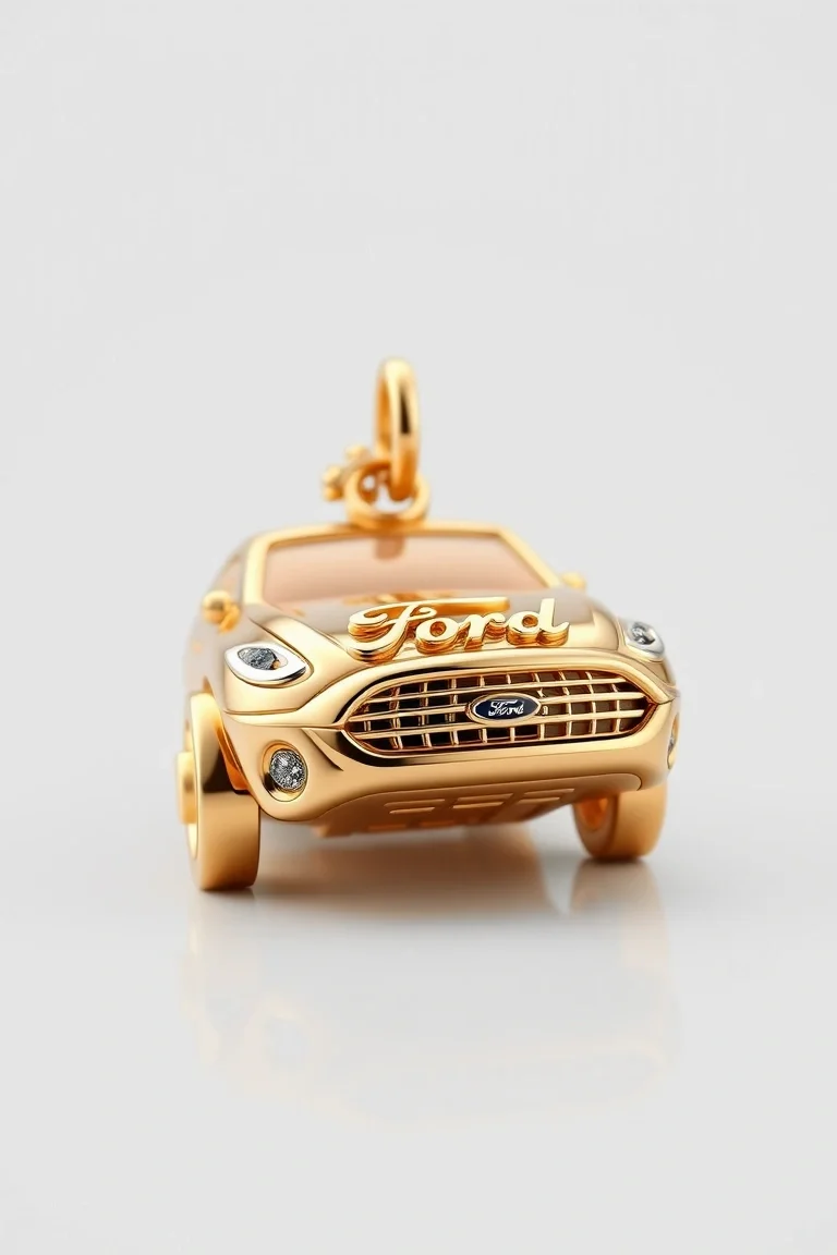 14K Ford Charm