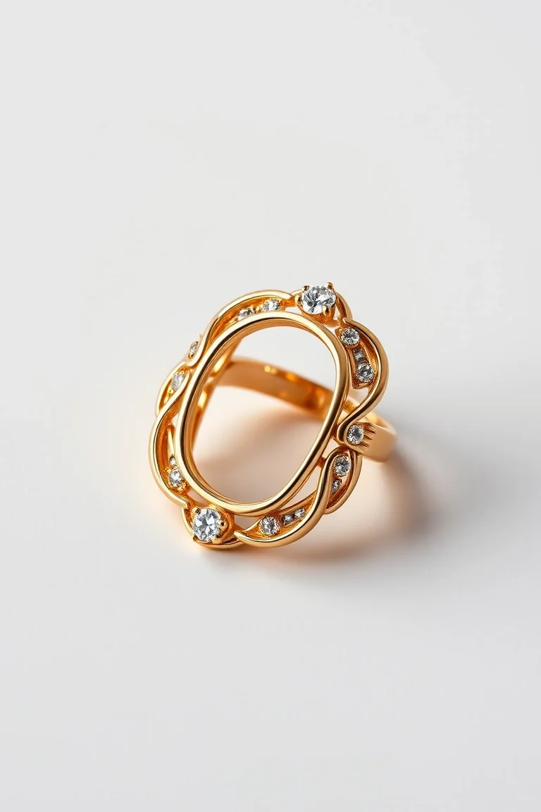 14K Freeform Mountings