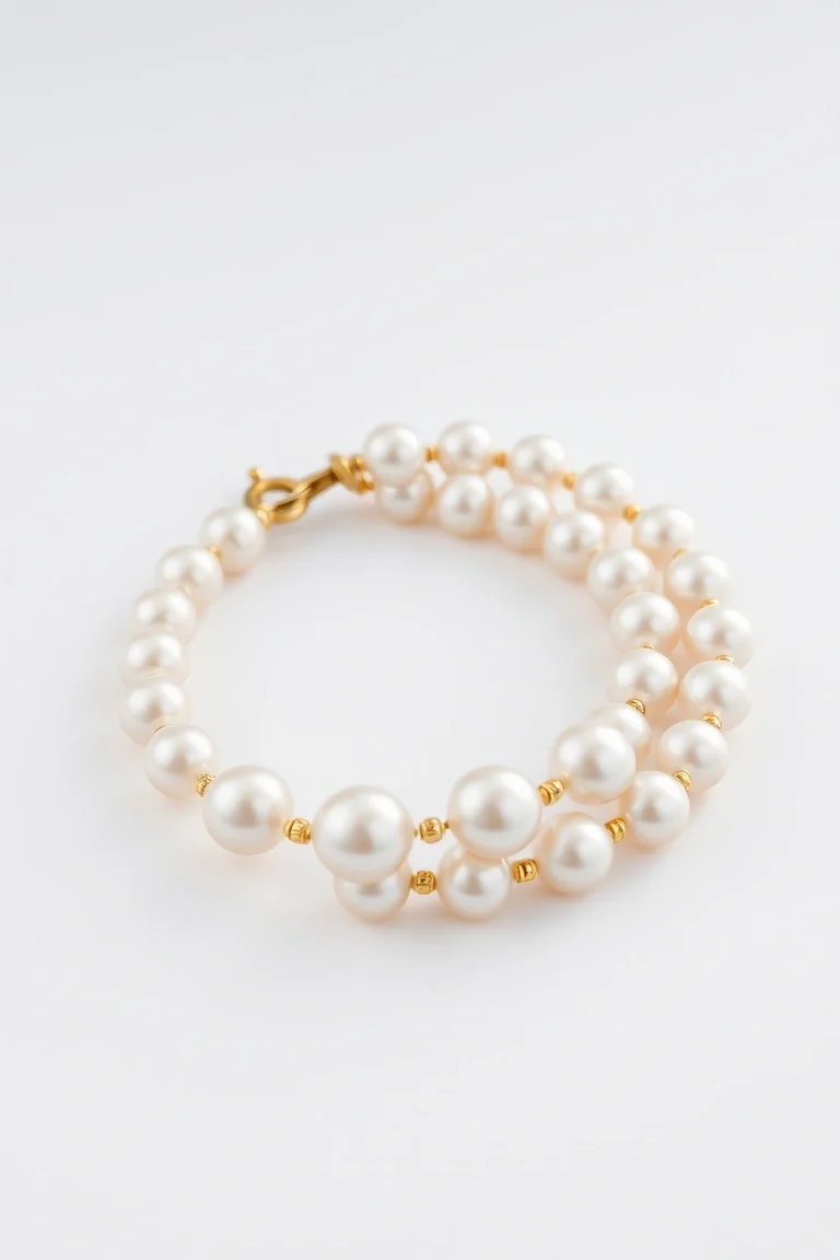 14K Freshwater 5-5.5mm Double Strand Cultured Pearls