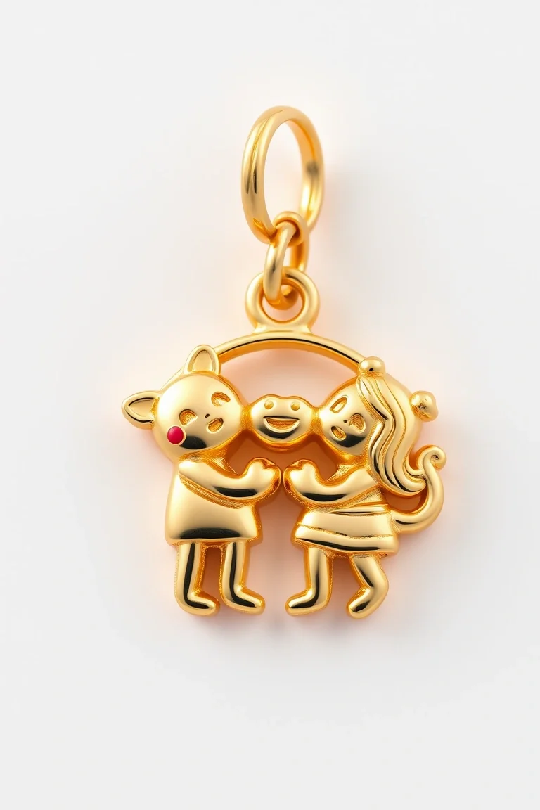 14K Friend Charm