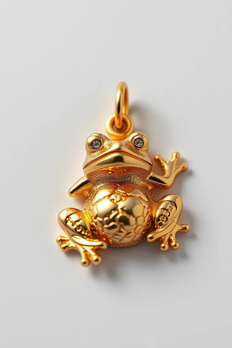 14K Frogman Charm