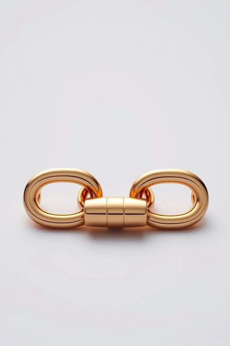 14K G-lock Polished Link 8 In.