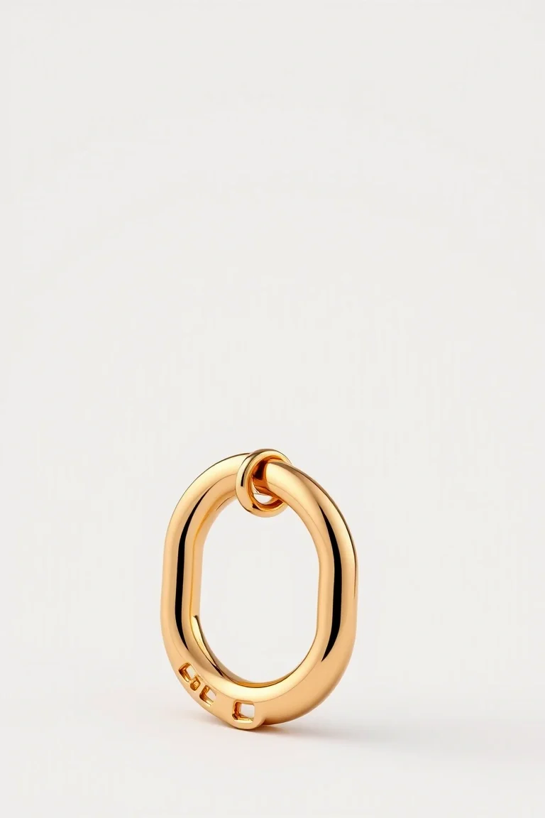 14K G-lock Polished Link 8 In.