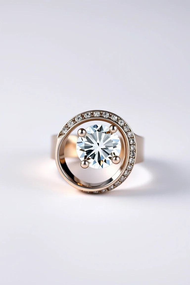 14K Gents Diamond Ring AA Quality