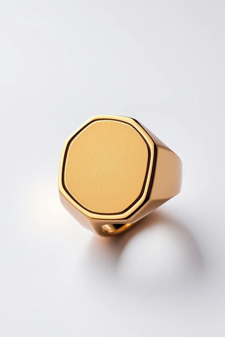 14K Gents Signet Ring