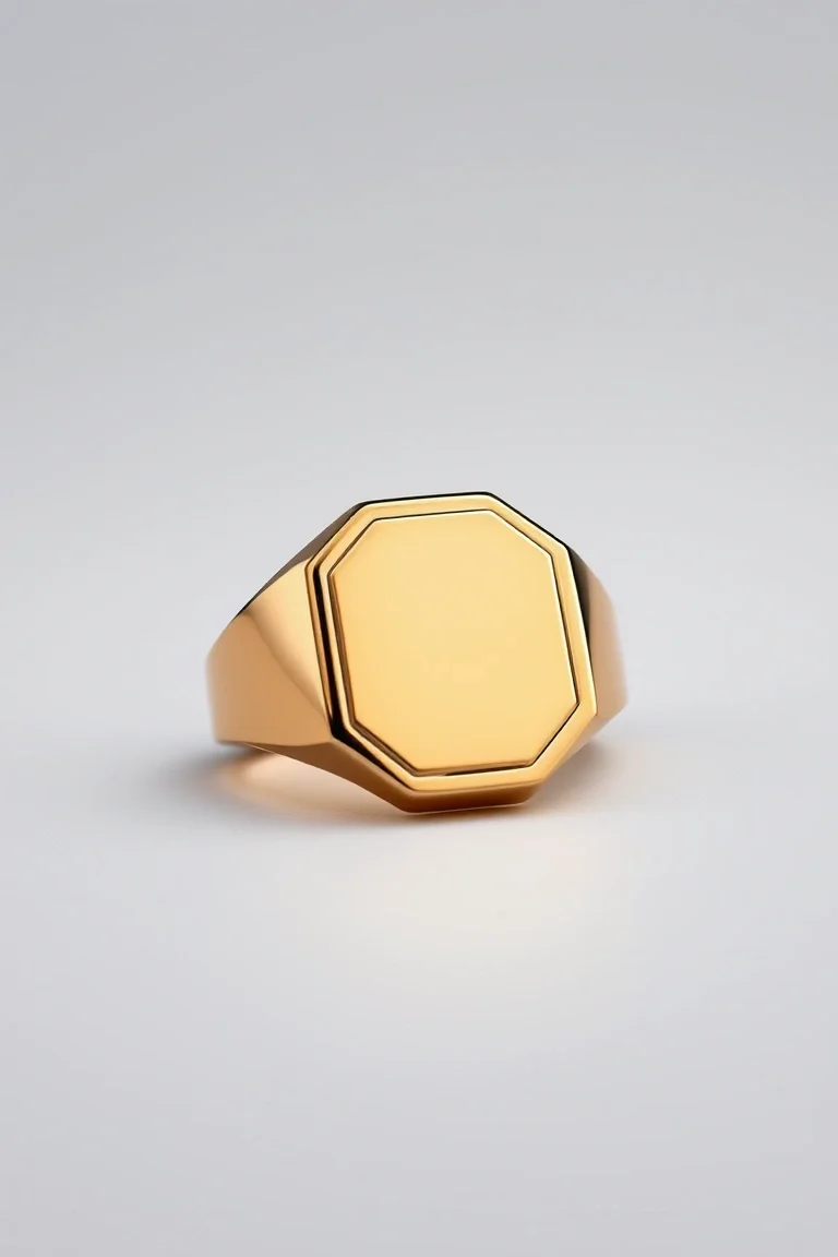 14K Gents Signet Ring
