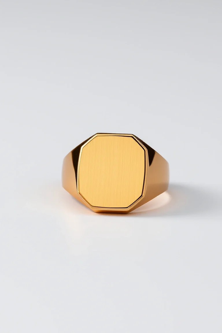 14K Gents Signet Ring