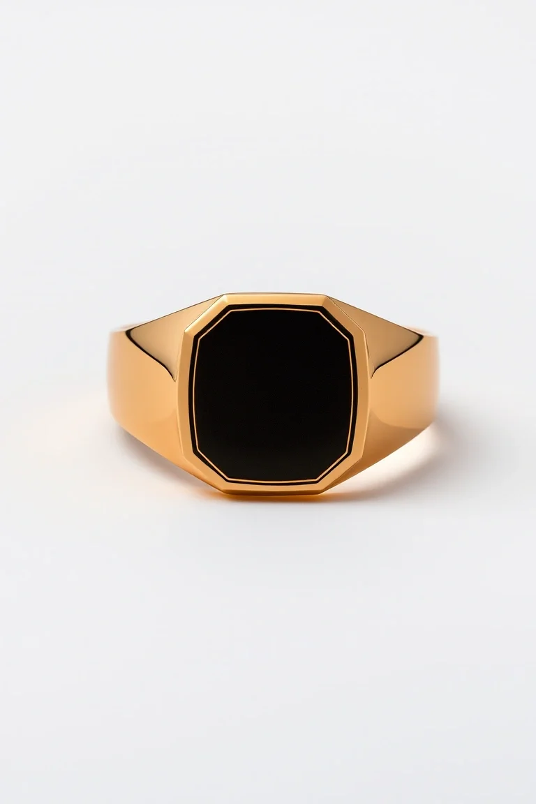 14K Gents Signet Ring