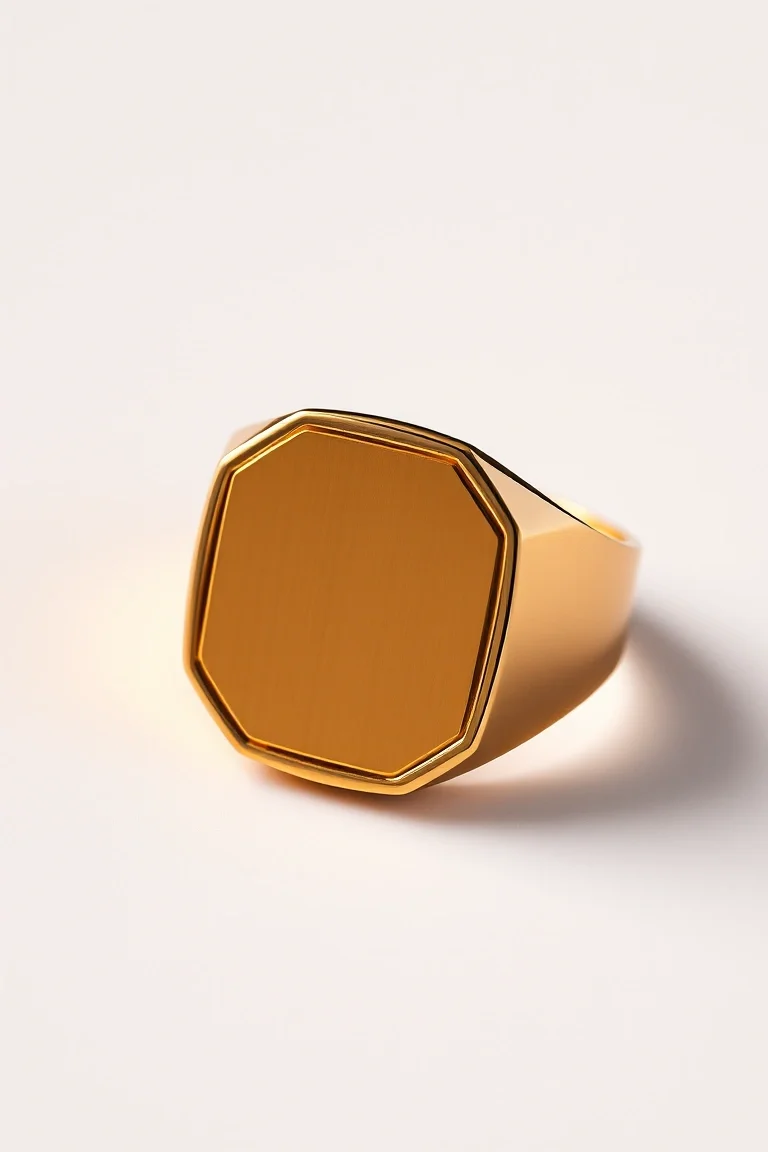 14K Gents Signet Ring