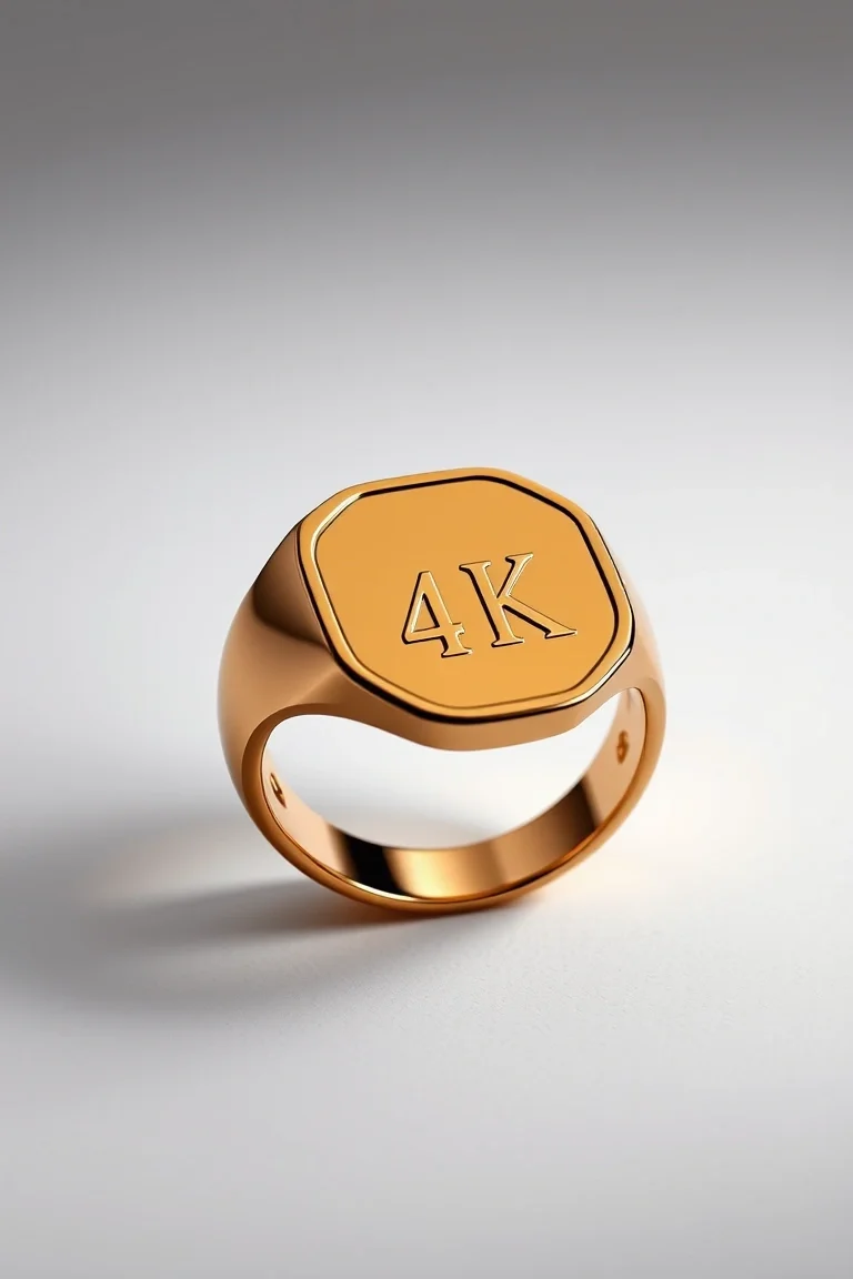 14K Gents Signet Ring