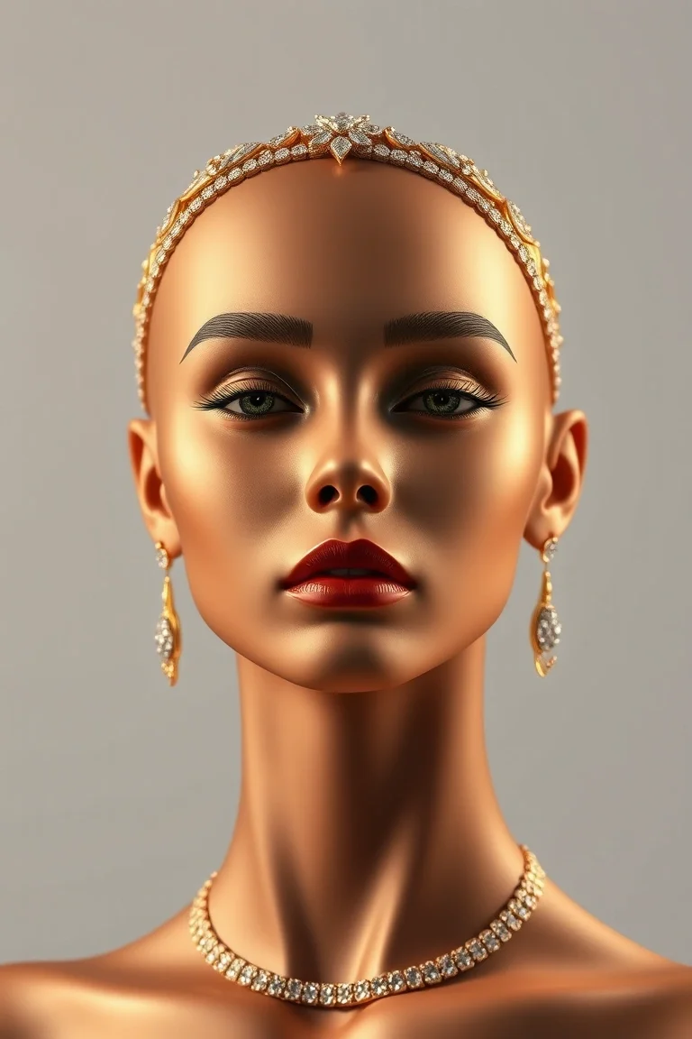 14K Girl Head